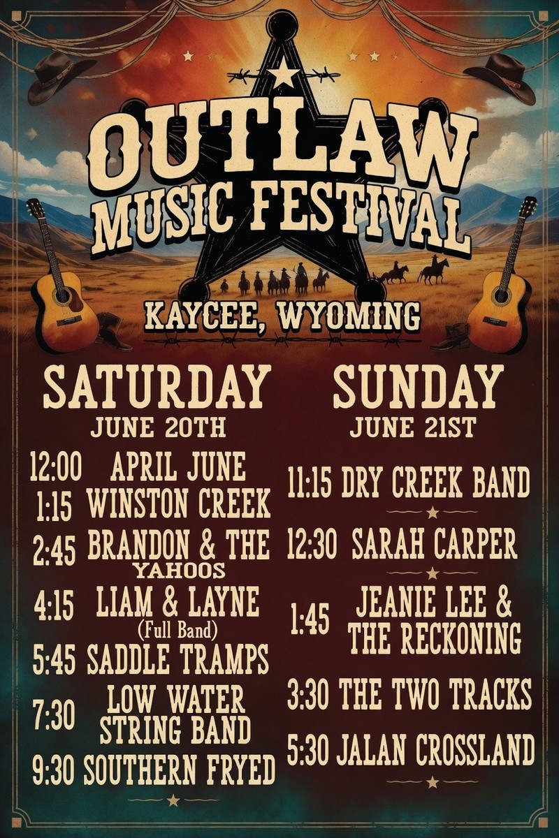 Outlaw Music Festival June 20th June 21st