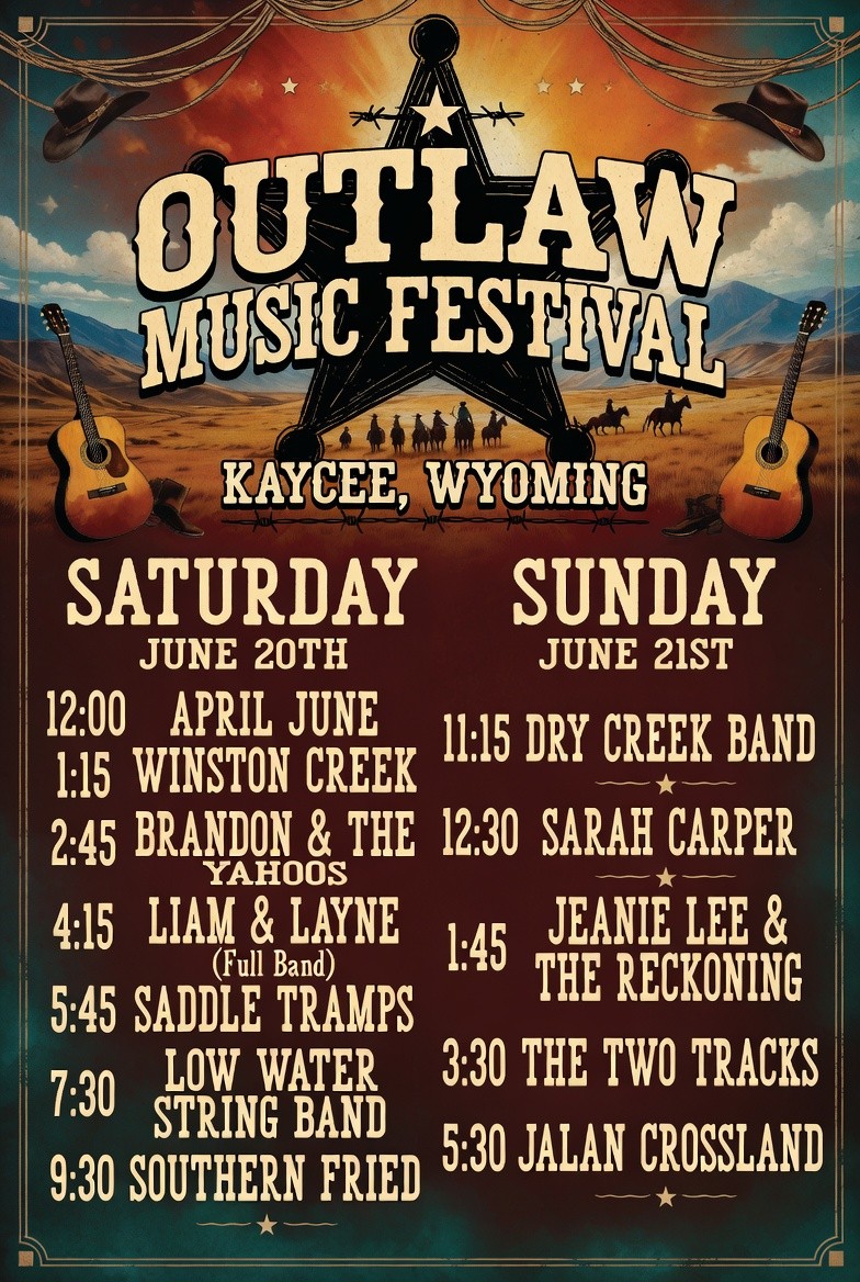 Outlaw Music Festival June 20th June 21st